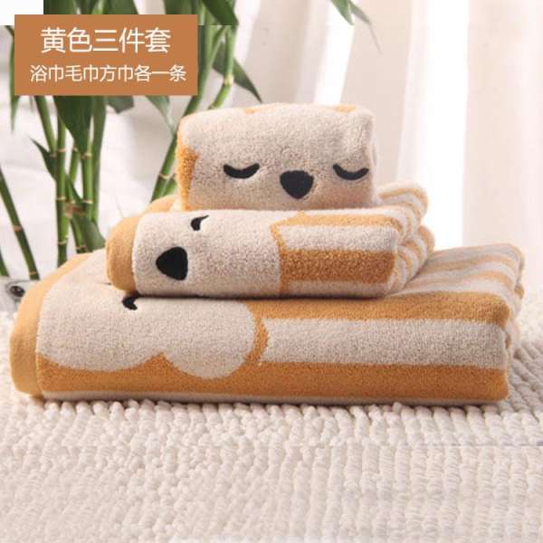 KING SHORE Hoạt Hình 100% Cotton Khăn Tắm Cotton Mẫu Cho Người Lớn Chăn Mỏng Đắp Mùa Hè