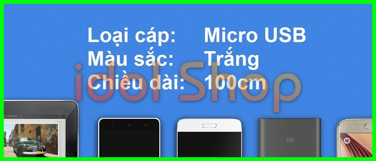 Cáp sạc nhanh micro usb ZMI - Xiaomi