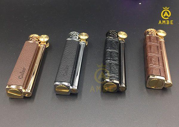 Bật lửa xăng đá bọc da Chief CF002-2