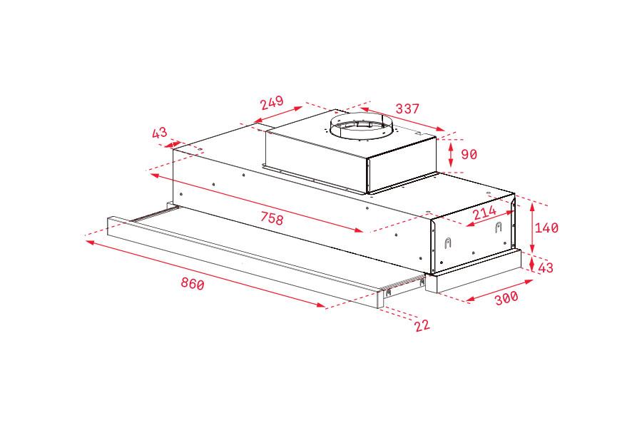 [Trả góp 0%]Máy Hút Mùi Teka CNL 9815 PLUS