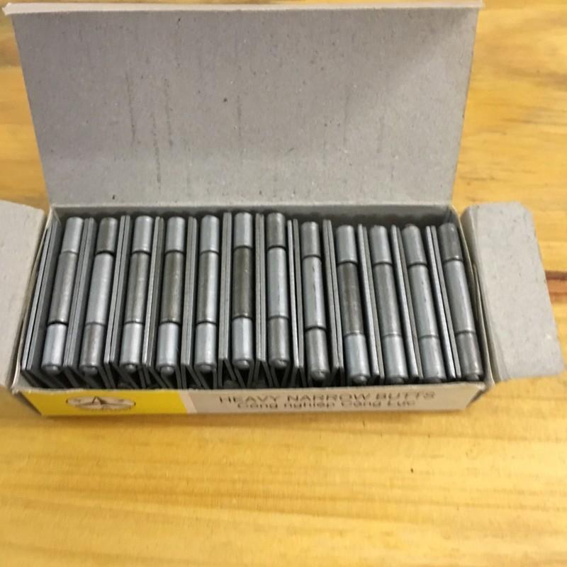 Hộp 24 Bản Lề Lá Sắt 38x15mm (Bạc)