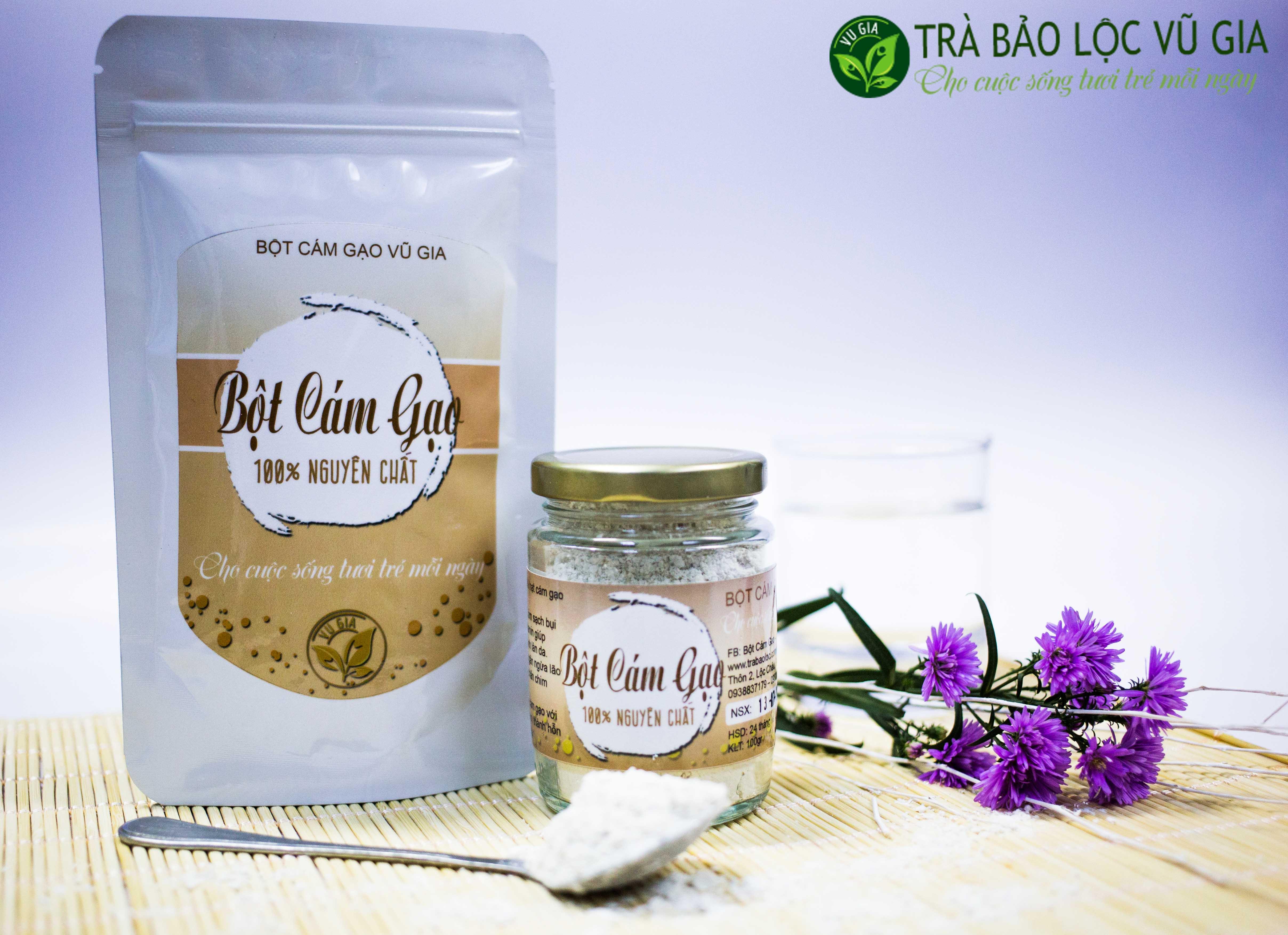 Combo 2 Bột Cám Gạo Loại Đắp Mặt (100g/hũ) [ Đã được kiểm nghiệm y tế ]