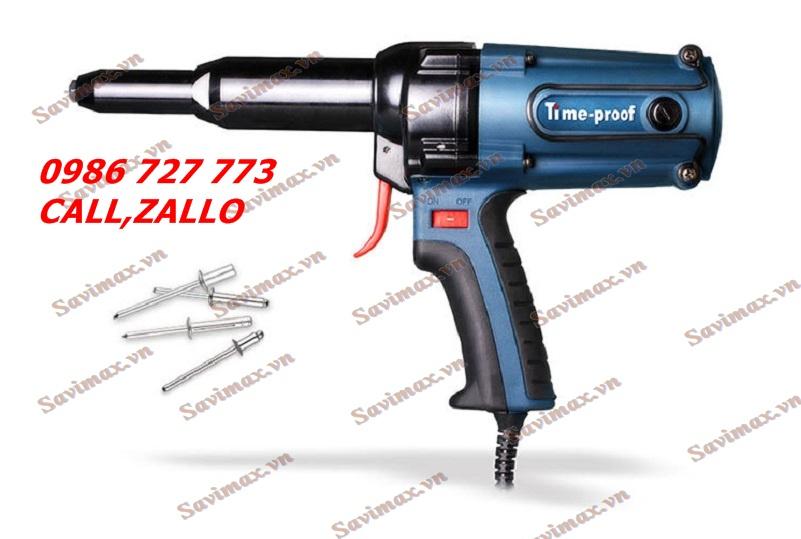 Máy rút rive chạy điện Time Proof TAC500, máy bắn đinh bằng điện