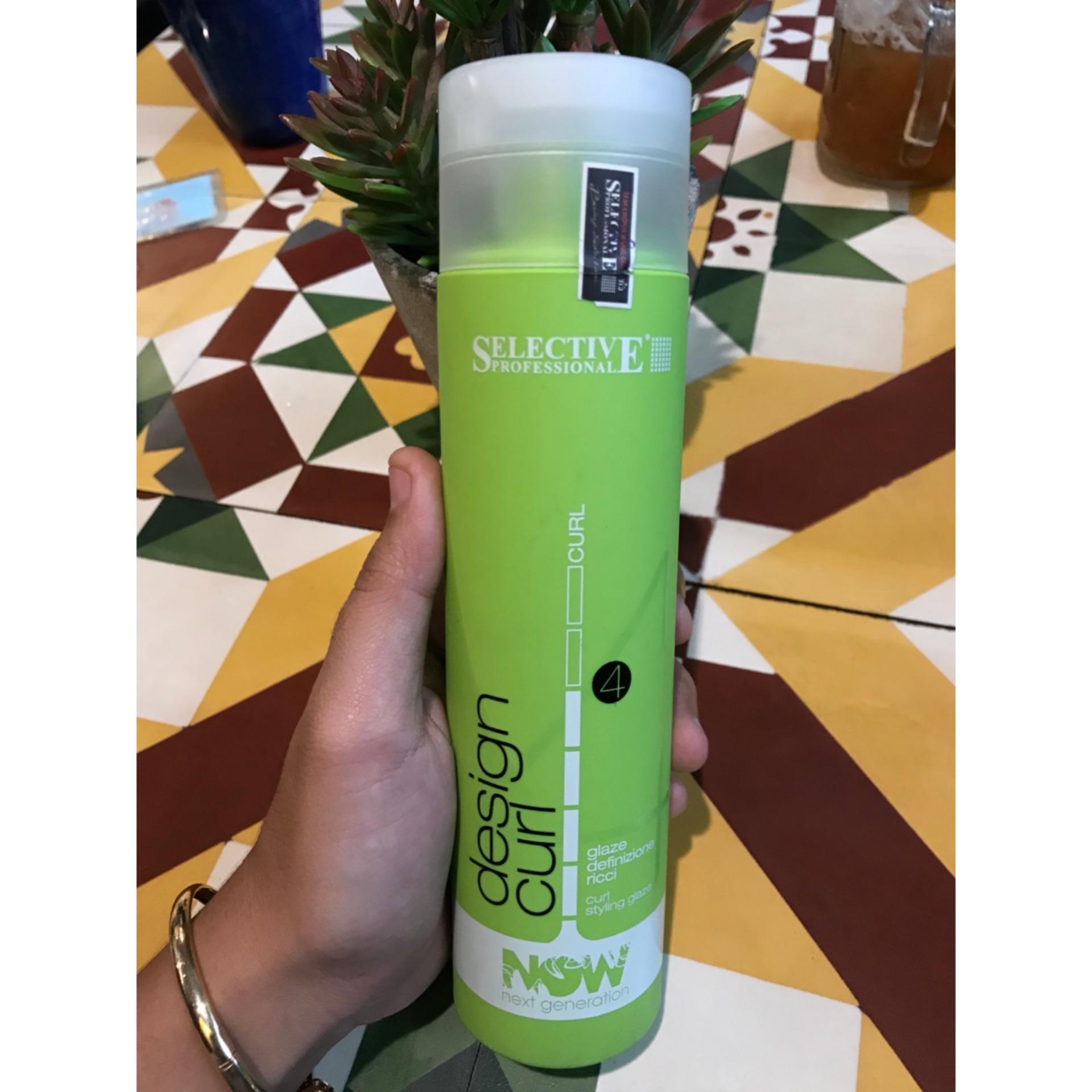Tạo kiểu tóc xoăn Now Design Curl Selective 250ml NEW-