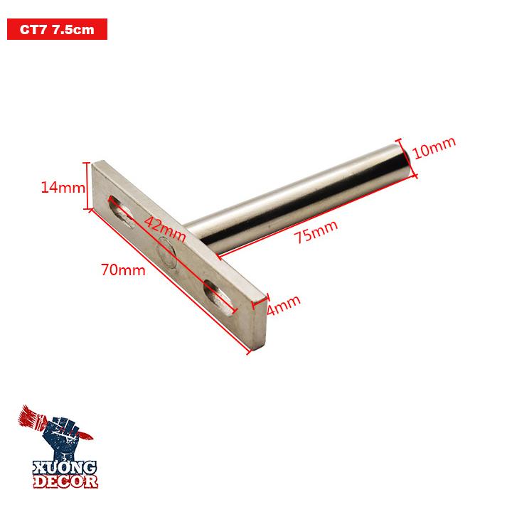 Chốt âm tủ kệ treo tường T7cm