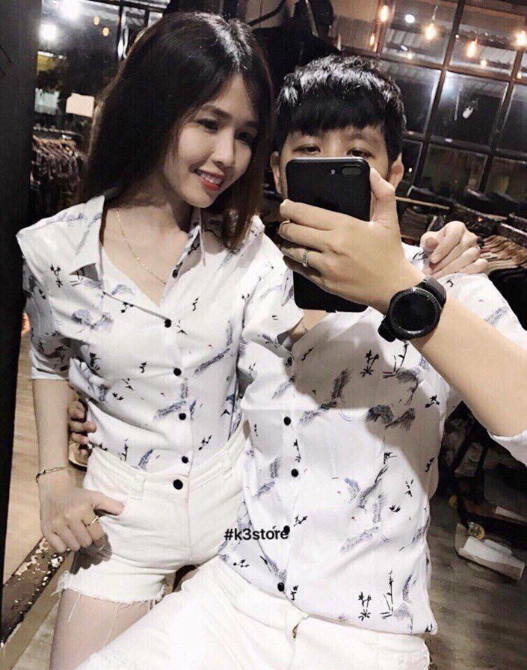 ÁO SƠ MI NAM NỮ PHI LỤA  TYNAFASHION SN008
