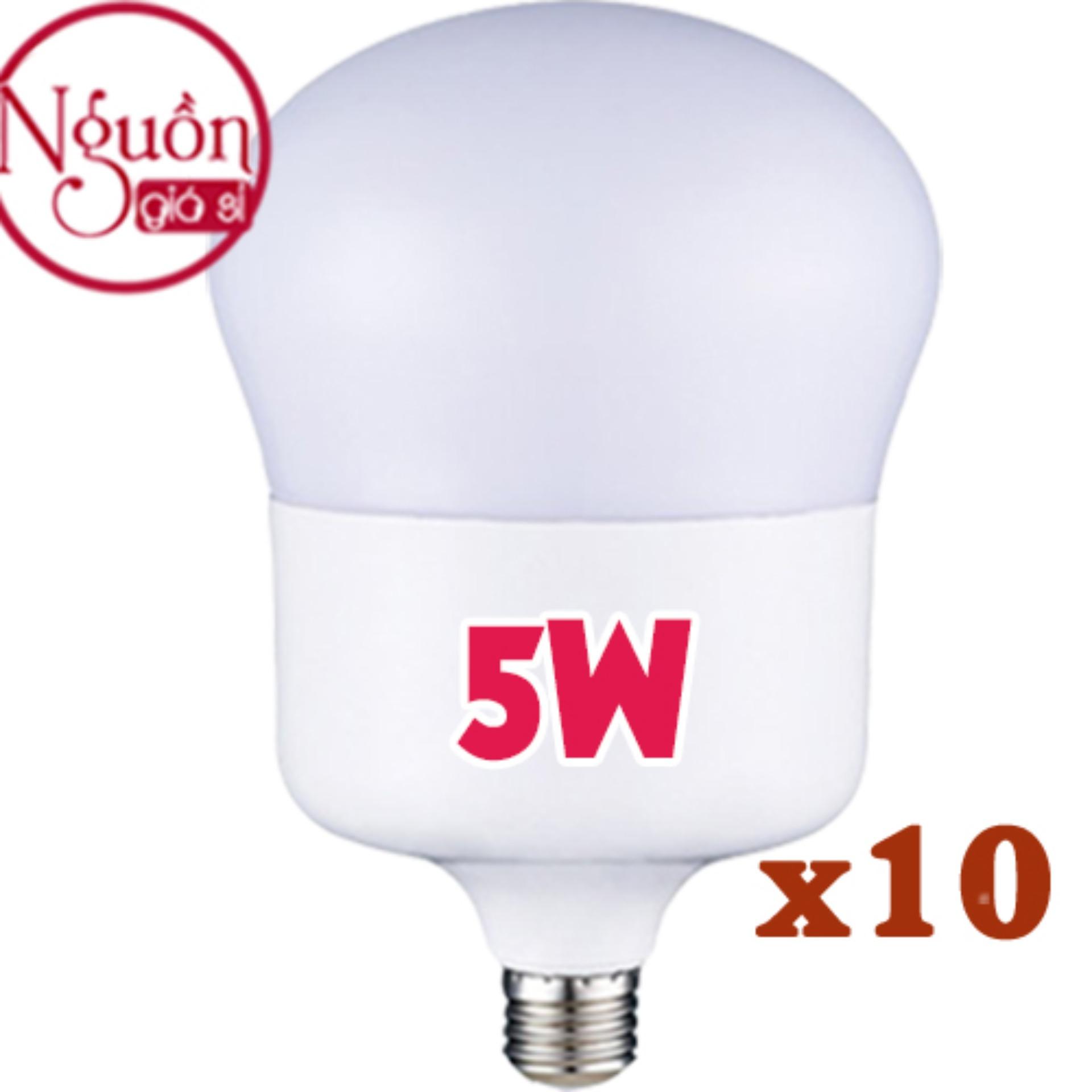 10 Bóng đèn Led trụ 5w tiết kiệm điện sáng trắng