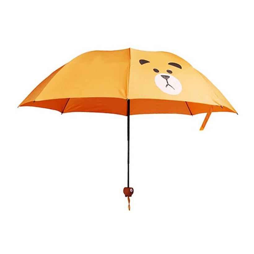 Ô dù gấp gọn hình gấu Brown dễ thương