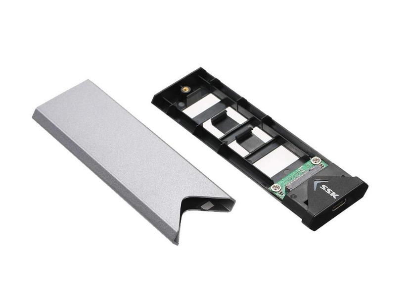 Box ổ cứng SSD M2 Sata sang USB 3.0 SSK SHE-C320