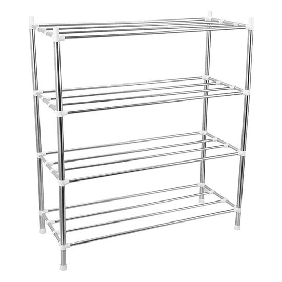 [CHÍNH HÃNG] Kệ giày dép inox 4 tầng CB, thiết kế nhỏ gọn – Bảo hành 6 tháng – Cam kết 1 đổi 1- Chất lượng cao