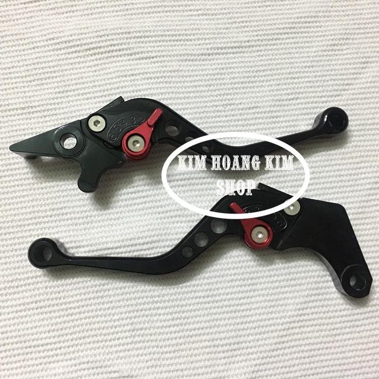 Tay thắng côn 6 số nhôm CNC dành Winner 150 màu đen