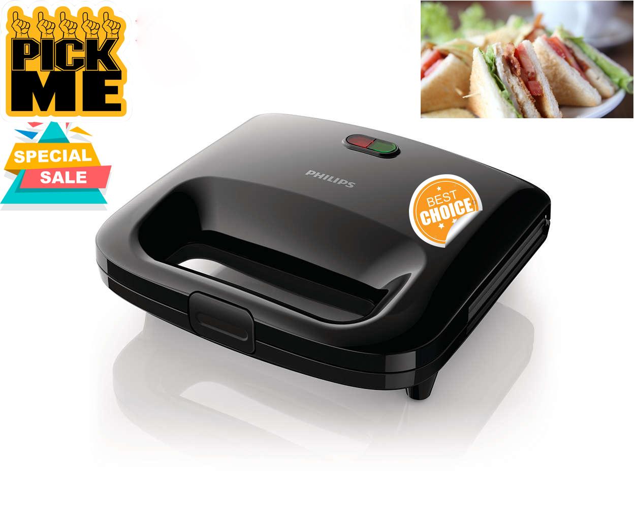Máy nướng Sandwich Philips HD2393 ( đen )-Hàng Nhập Khẩu