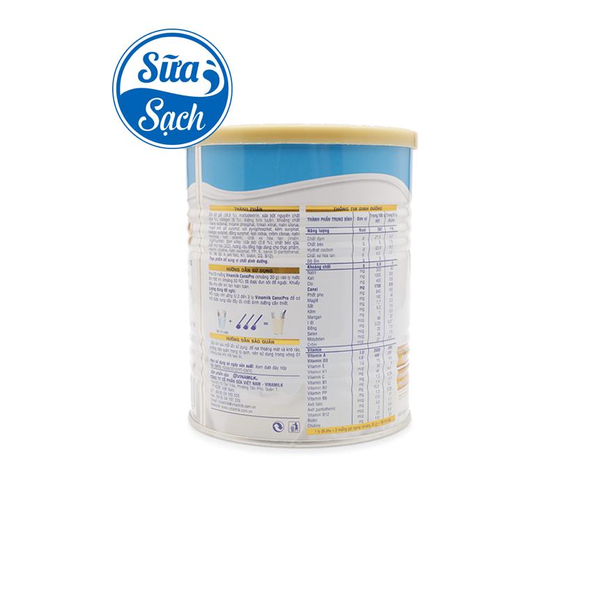 Sữa bột Vinamilk Canxi Pro 900g