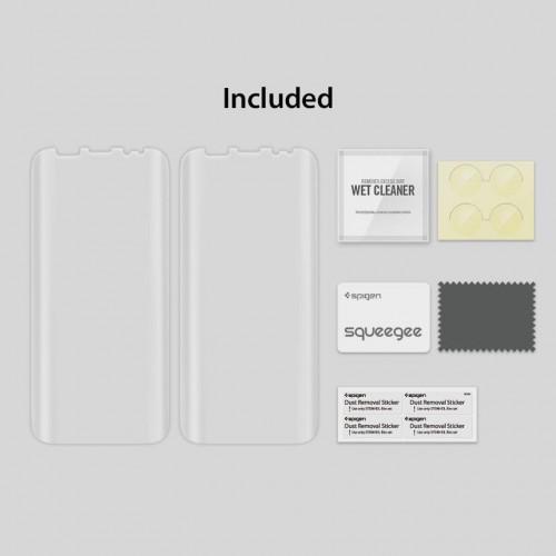 [HCM]Miếng dán cường lực SamSung Galaxy S9 Plus Spigen Screen Protector Curved Crystal HD