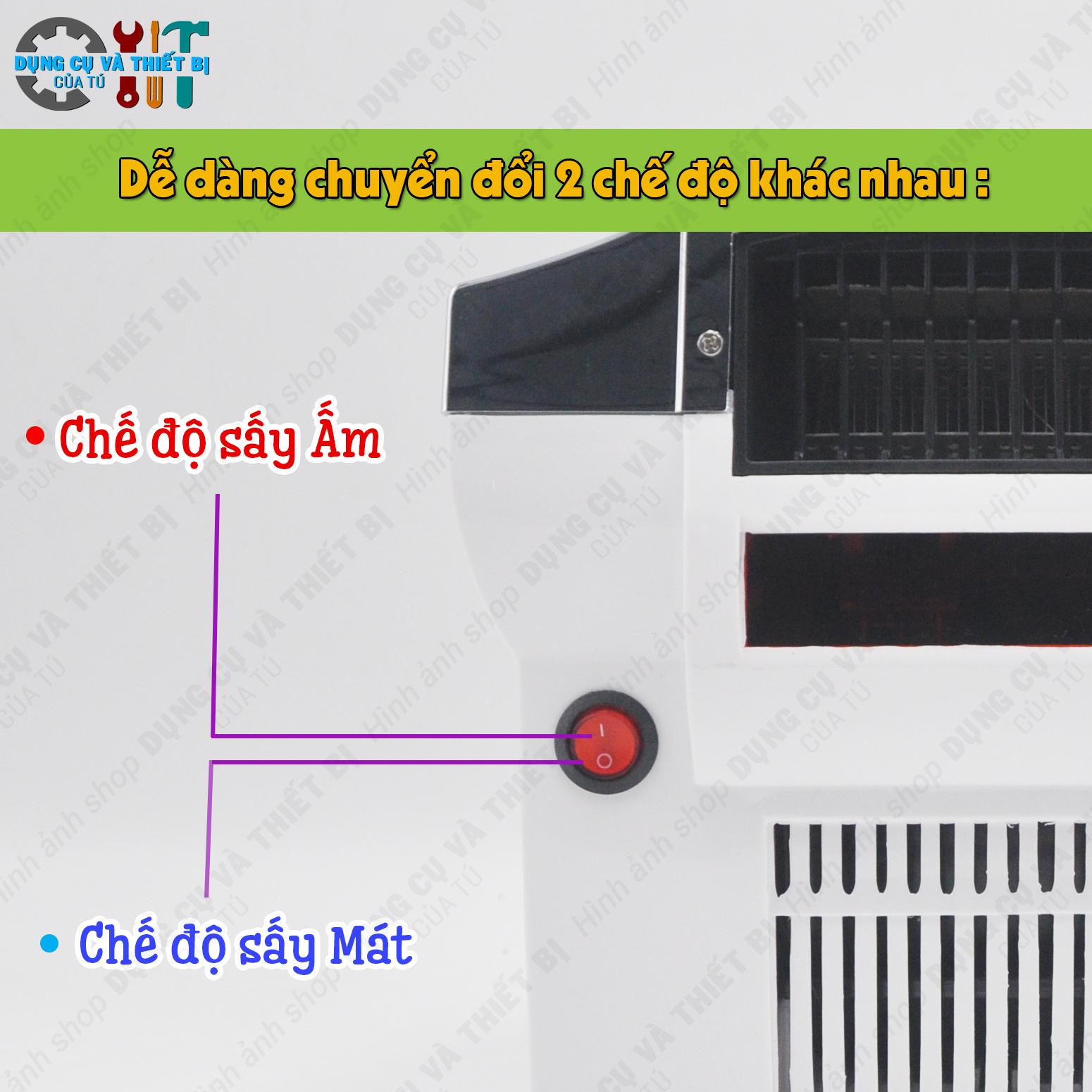 MÁY SẤY KHÔ TAY GẮN TƯỜNG CẢM BIẾN CAO CẤP - tặng vớ cotton