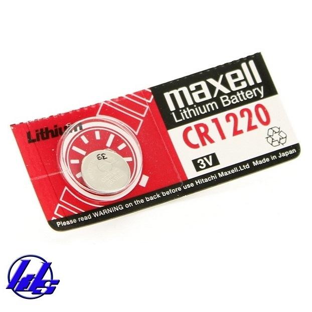 Pin CR1220 Maxell lithium 3V - Vỉ 5 viên