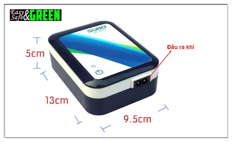 Máy sủi khí tích điện SB-3000