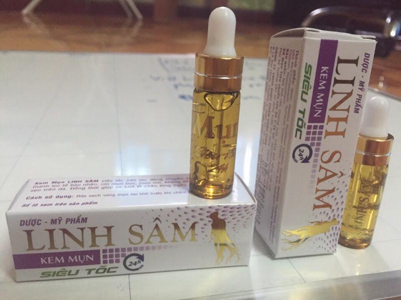 [HCM]Kem Mụn Siêu Tốc Linh Sâm 5ml