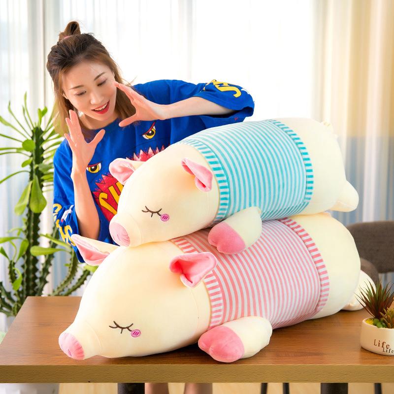 gấu bông heo dài xinh xắn size 65cm
