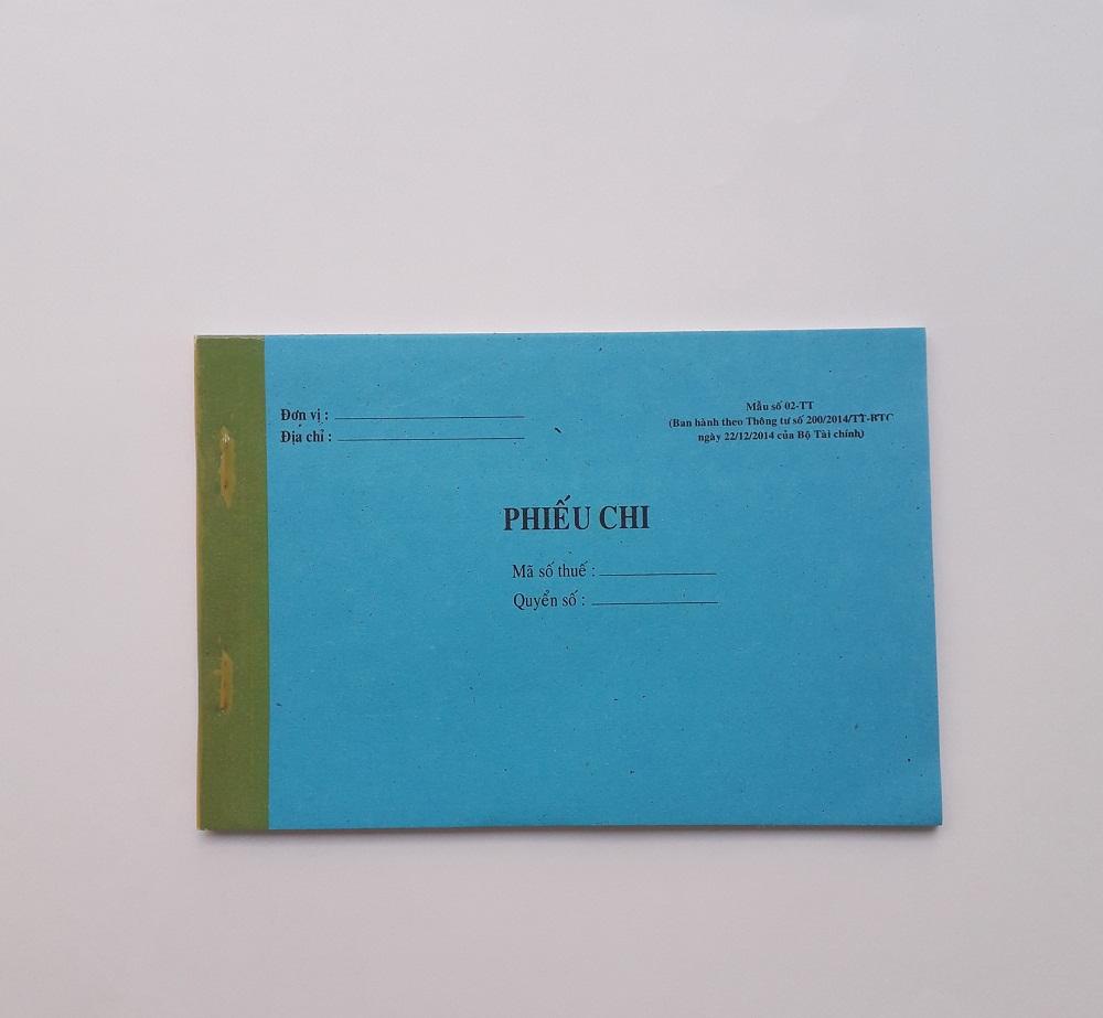 Phiếu chi 1 Liên ( kích thước 13*19 cm)