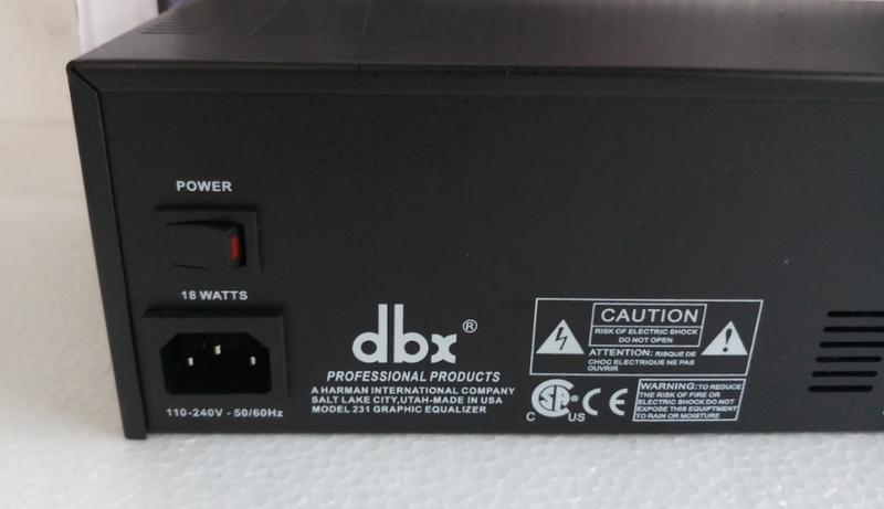 Equalizer dbx 231 , lọc âm chất lượng tốt