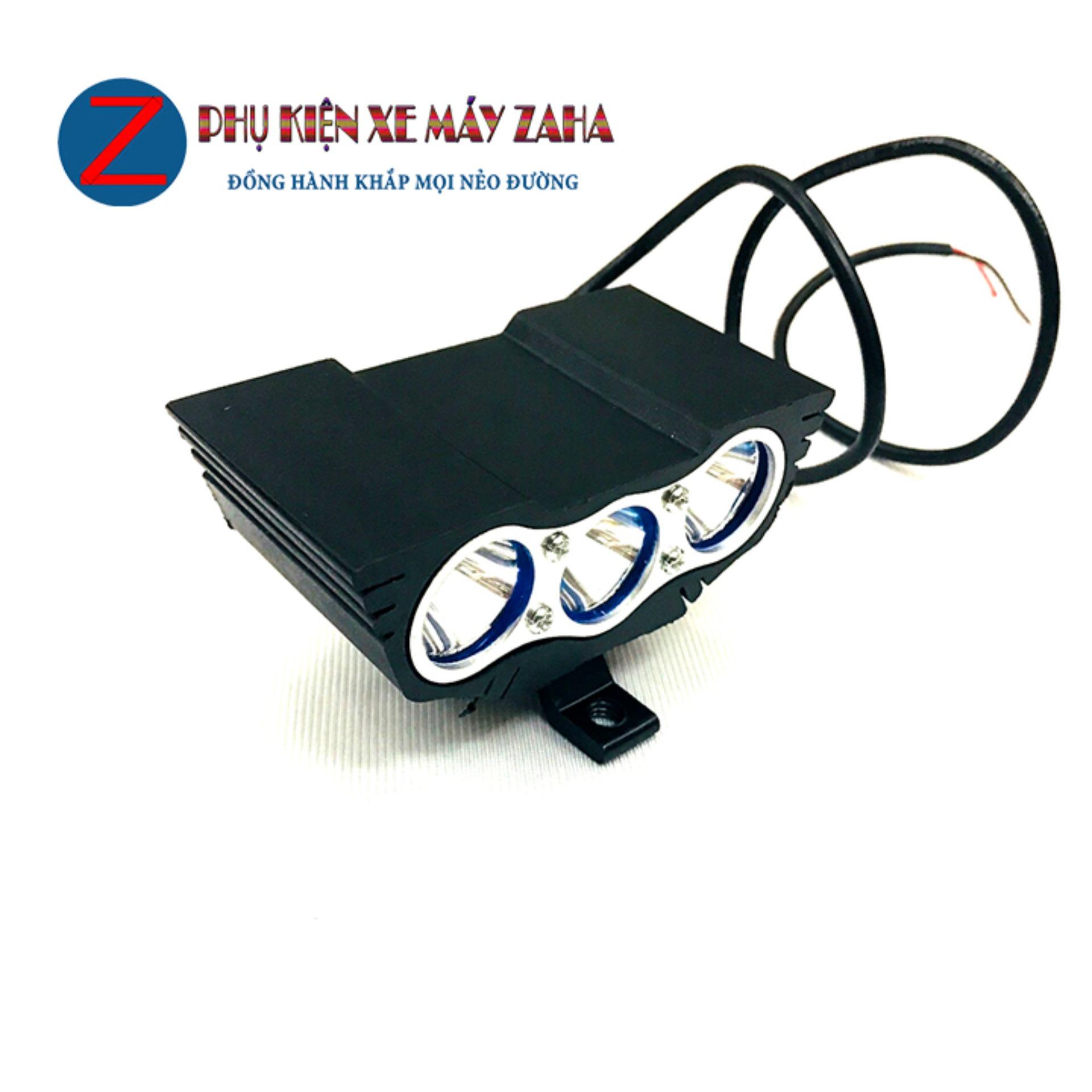 [HCM]Đèn pha led trợ sáng mắt cú x3 30W gắn xe máy
