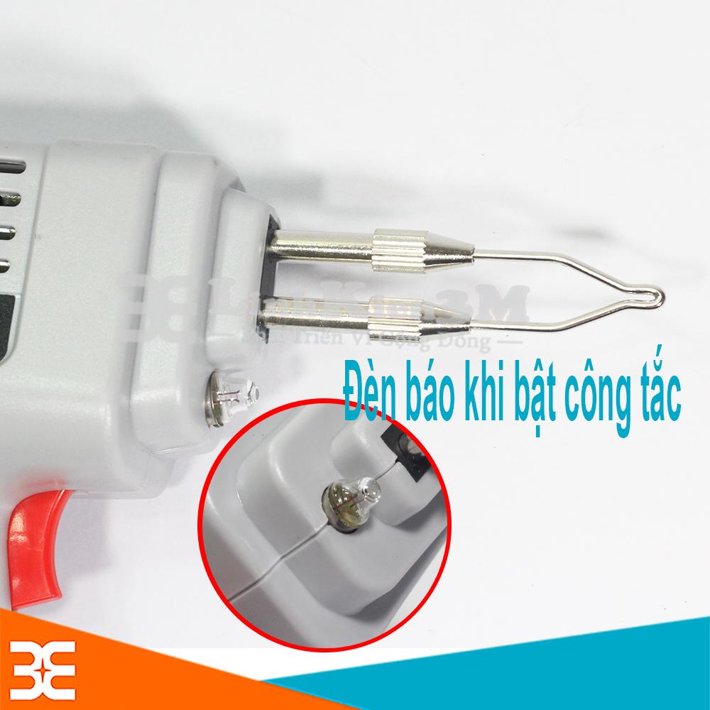 Combo Mỏ Hàn Xung JOUSTMAX JST2901 100W ( Tặng 01 Cuộn Thiếc 63% 50G, 01 Nhựa Thông Hộp )