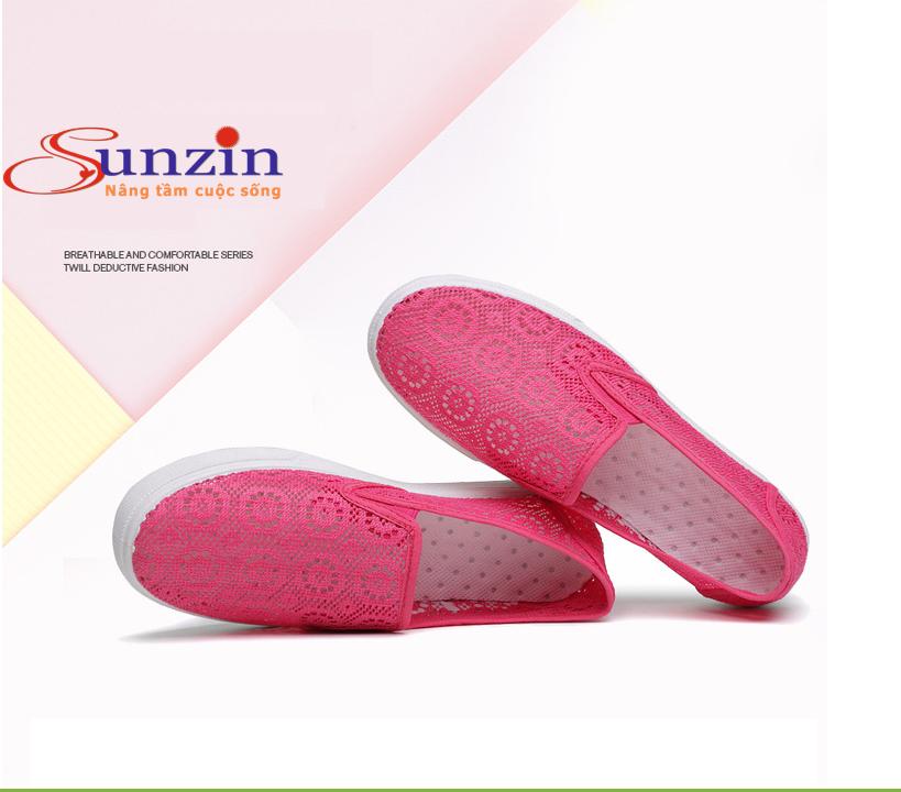 Giày ren nữ siêu thoáng chân (đỏ) size từ 35-40