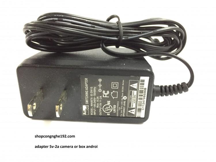 ADAPTOR 5V-2A CHÂN CẮM VỪA ANDROID SMART TV BOX & CAMERA IP LOẠI TỐT