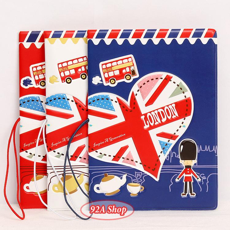 Vỏ hộ chiếu Passport london 3D