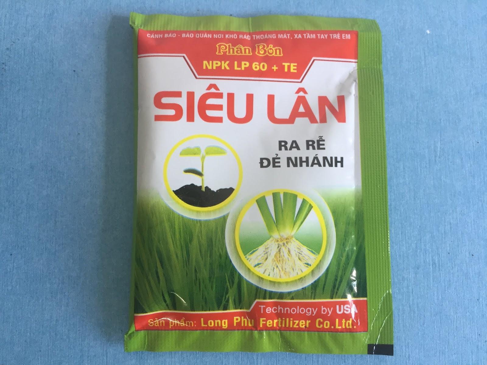5 gói Siêu lân ra rễ đẻ nhánh