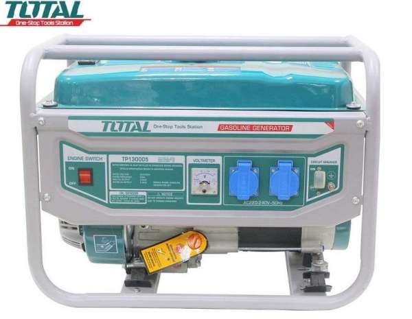 3.0 KW MÁY PHÁT ĐIỆN DÙNG XĂNG (DÂY NHÔM, GIẬT NỔ VÀ ĐỀ ĐIỆN) TOTAL - TP130005-1