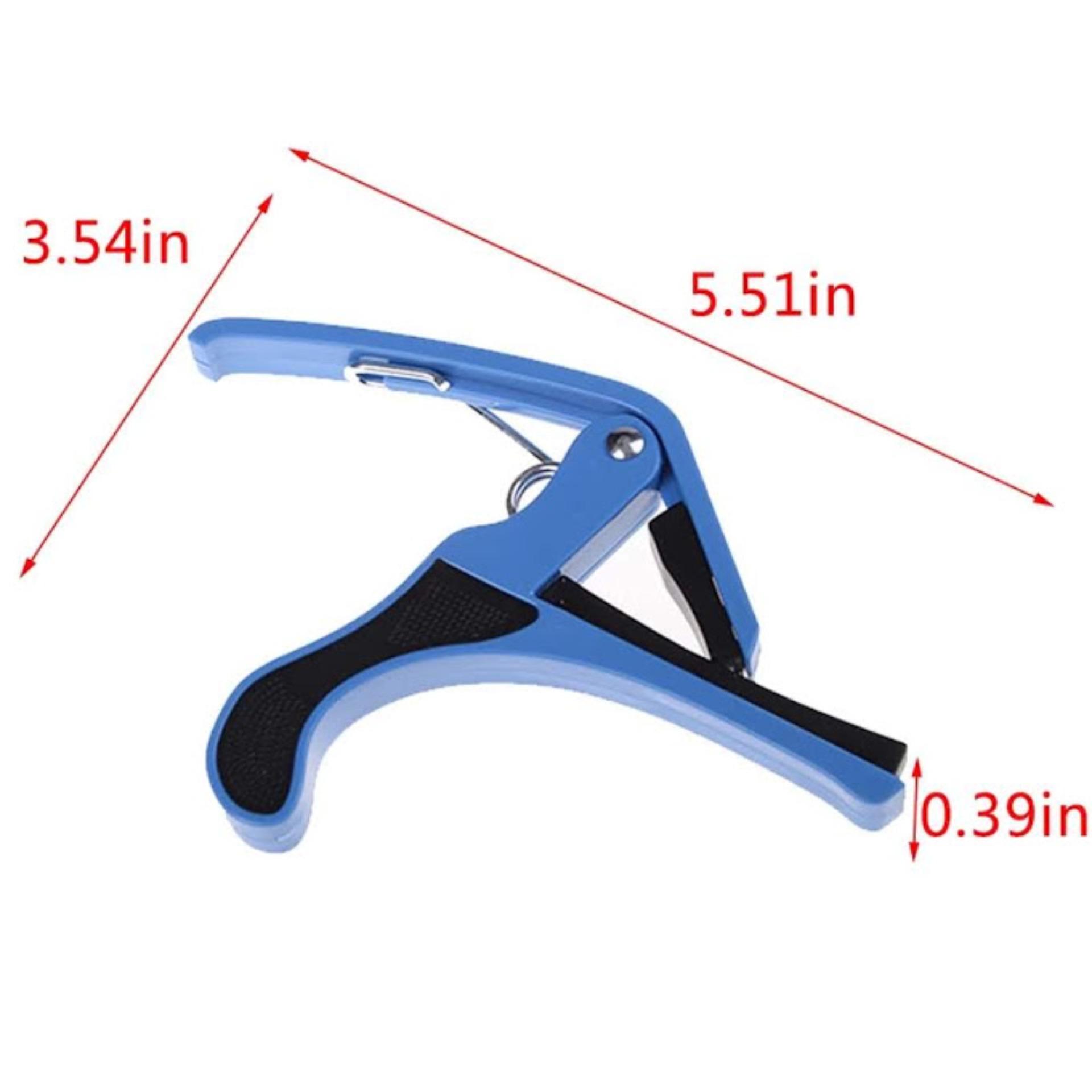 Capo Guitar Hợp Kim (Màu Xanh Dương + Phím Gãy)