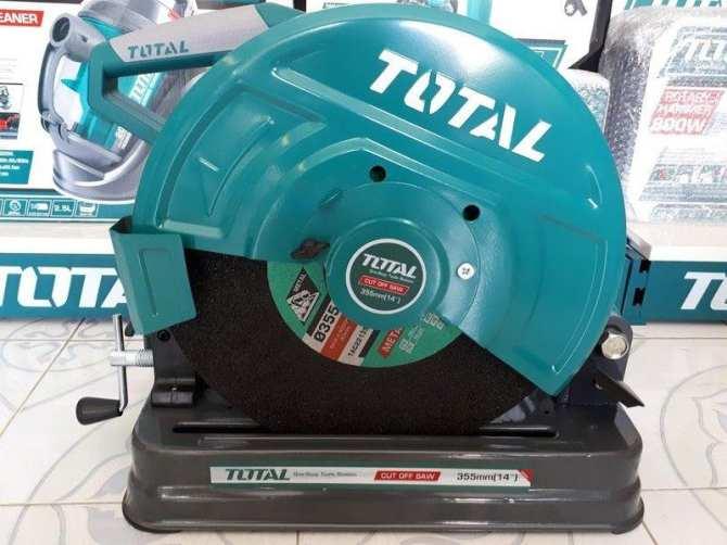 Máy cắt sắt 2350W TOTAL TS92035526 355mm 2350W 220-240V~50/60Hz, tốc độ không tải 3800/ phút, tích hợp xứ lý D