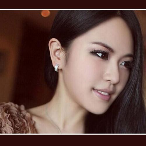 [HCM]Freeship Bông tai nạm đá pha lê cao cấp