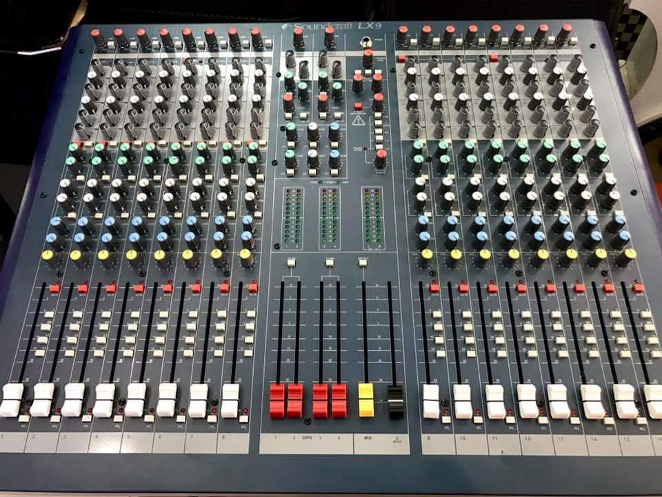 [Trả góp 0%]MIXER SOUNDCRAFT LX9-16 CHANNEL PRO