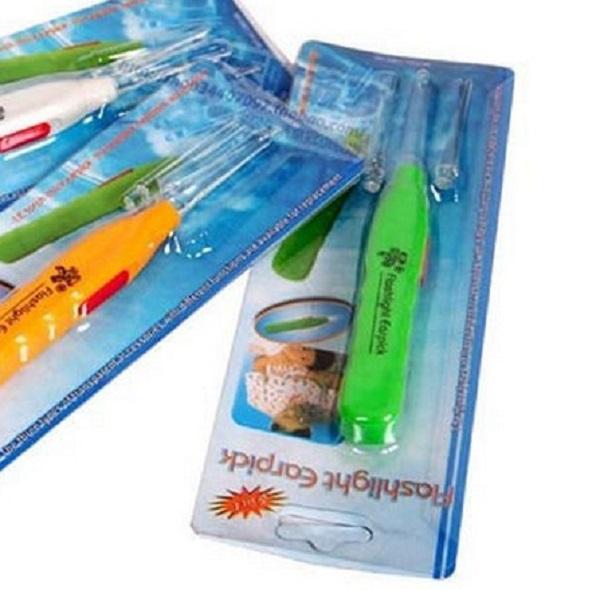 Combo 4  bộ dụng cụ lấy ráy tai có đèn cho bé