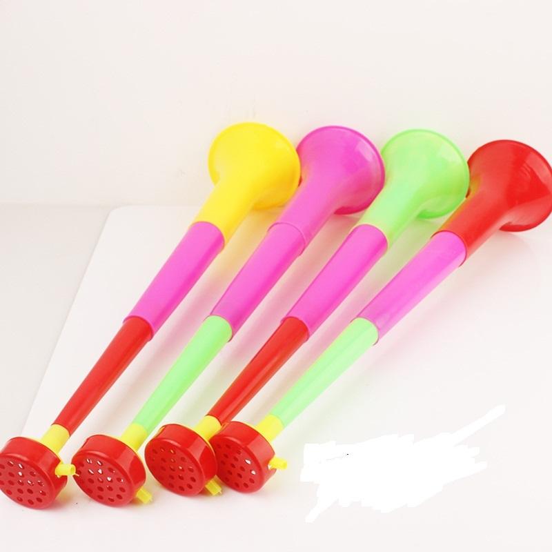 Combo 2 chiếc kèn thổi cổ vũ ráp dài 3 khúc bằng nhựa