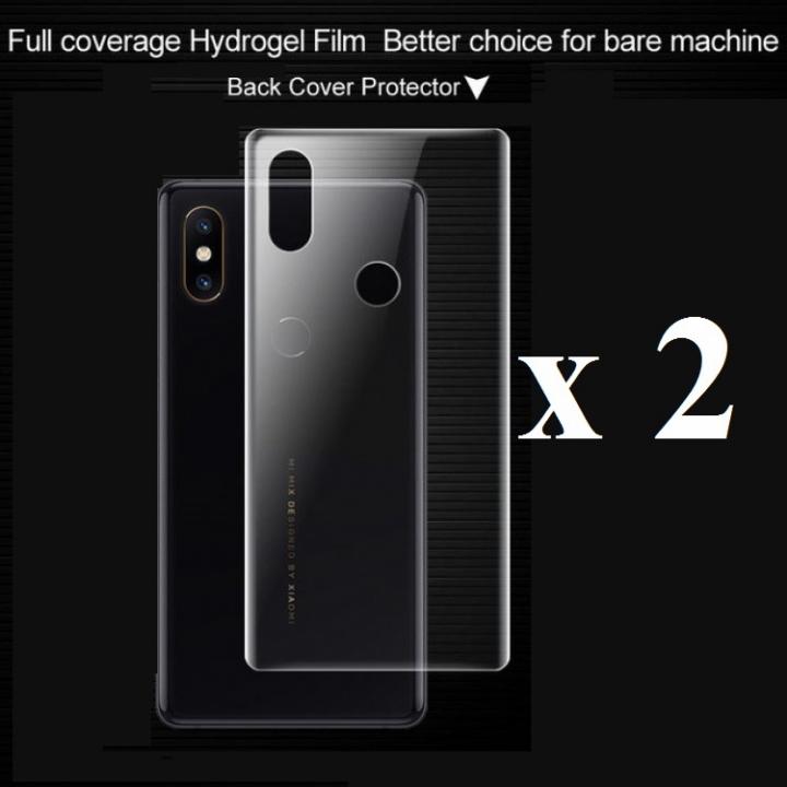 2 Dán mặt sau Mi Mix 2S trong suốt Hydrogel