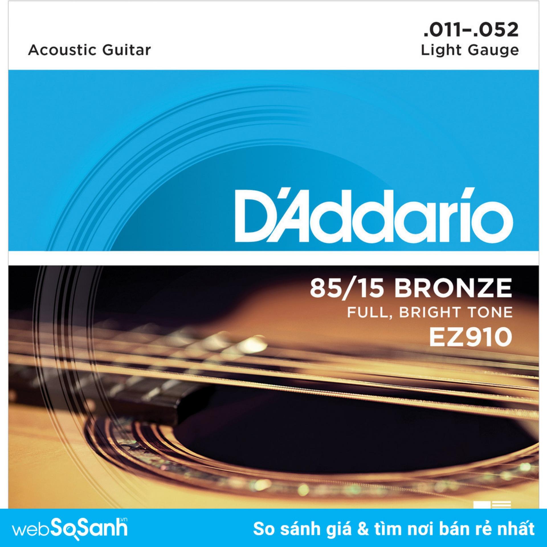 Dây Đàn Guitar Acoustic D'Addario EZ910