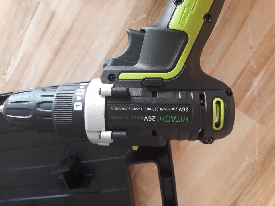 Máy khoan pin  26v - 2 pin- Hitachi