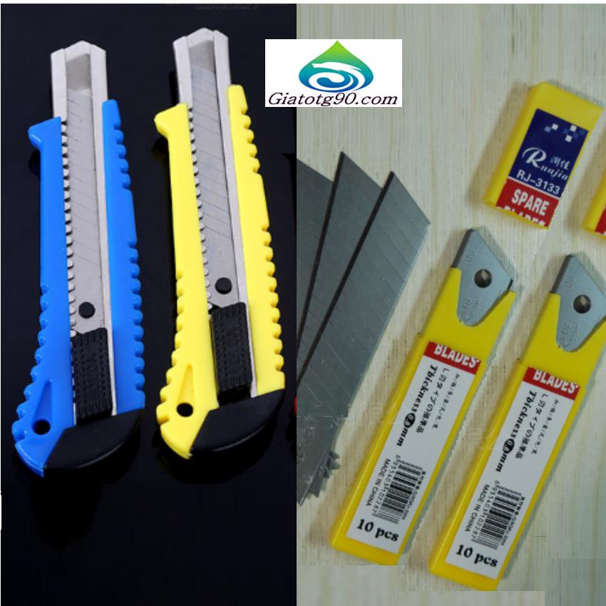 Bộ 2 Dao Trổ Đa Năng Kèm 20Lưỡi Dao Tiện Ích HQ206292-2