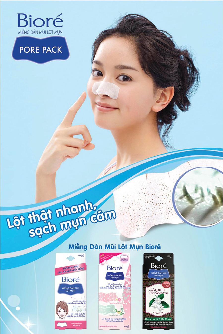 MIẾNG DÁN MŨI LỘT MỤN BIORE NỮ