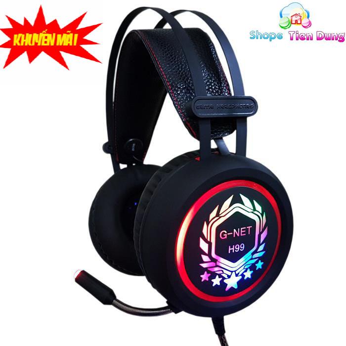 tai nghe điện thoại, tai nghe chụp tai, chuột chơi game - Tai nghe chơi game có mic cao cấp, Hệ thống đèn LED ấn tượng, Sản phẩm không thể thiếu cho game thủ