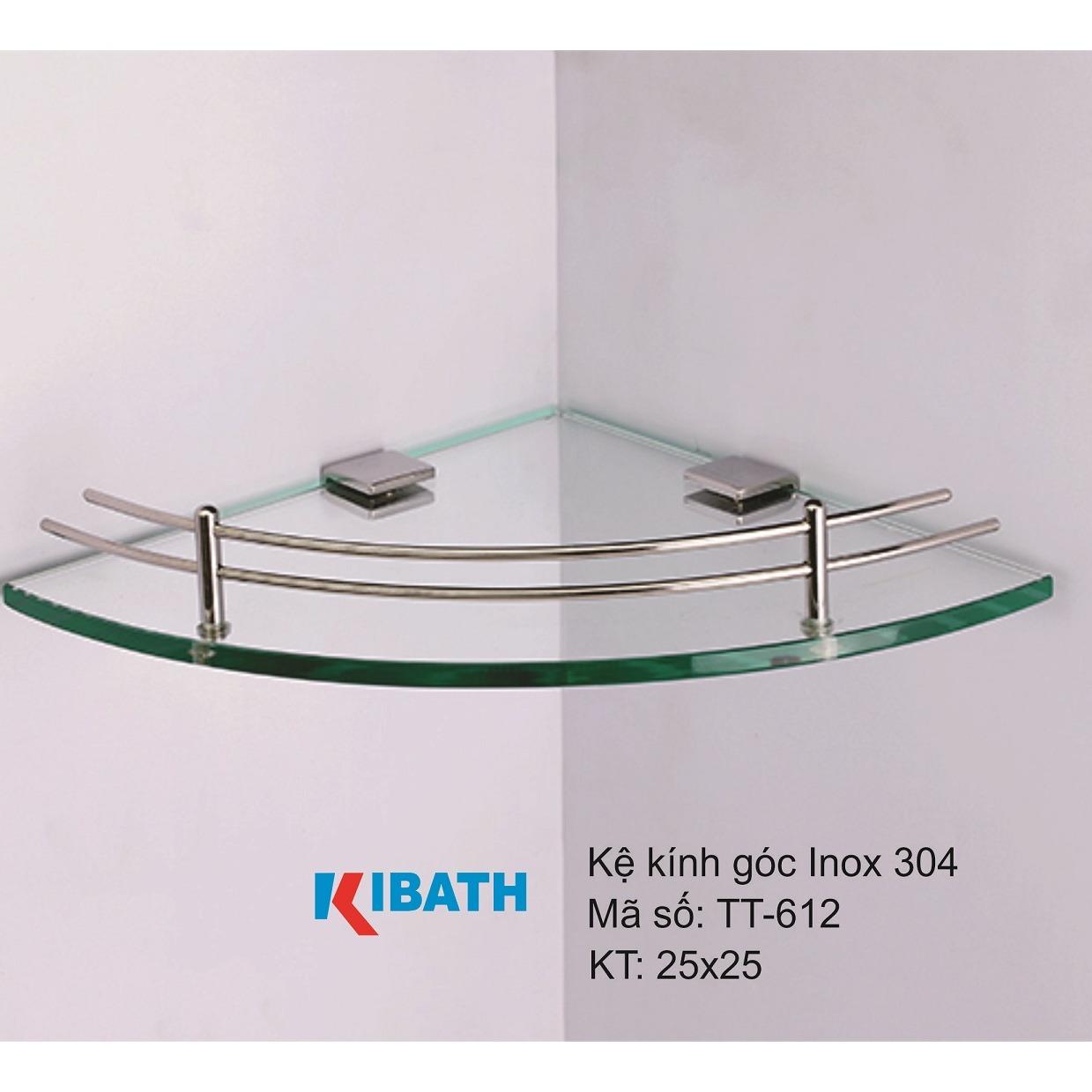 [HCM]Kệ kính góc Inox 304 KIBATH