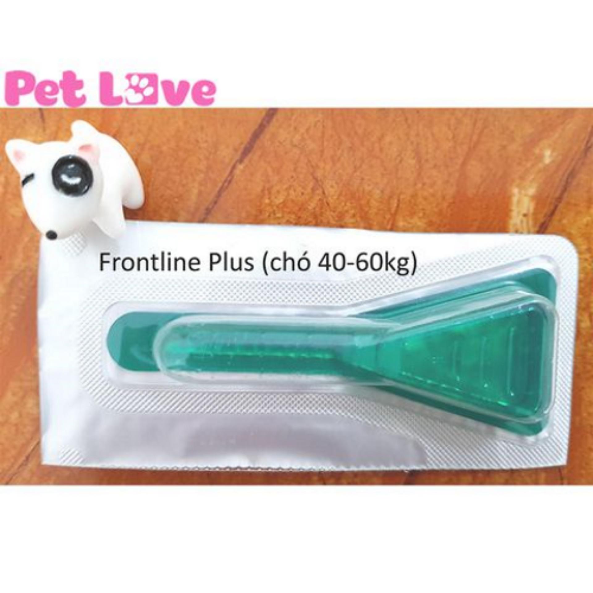 1 tuýp Frontline Plus nhỏ gáy diệt ve rận, bọ chét (chó từ 40- 60kg)