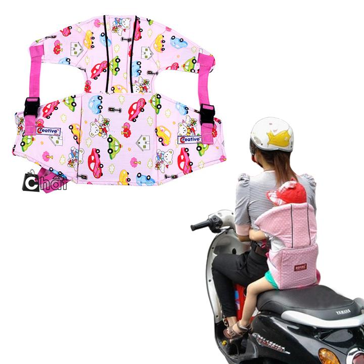 đai ngồi xe máy có đỡ cổ cho bé