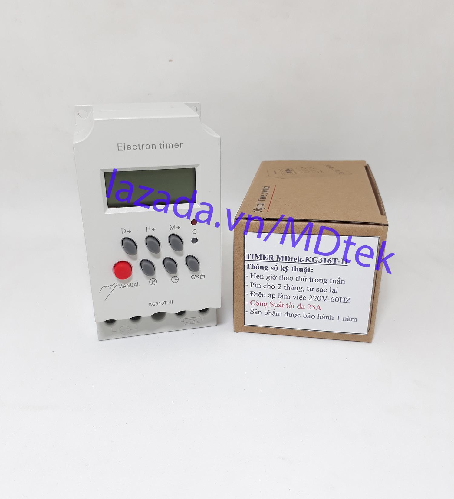 Công tắc hẹn giờ công suất lớn KG316T2 (thế hệ mới)