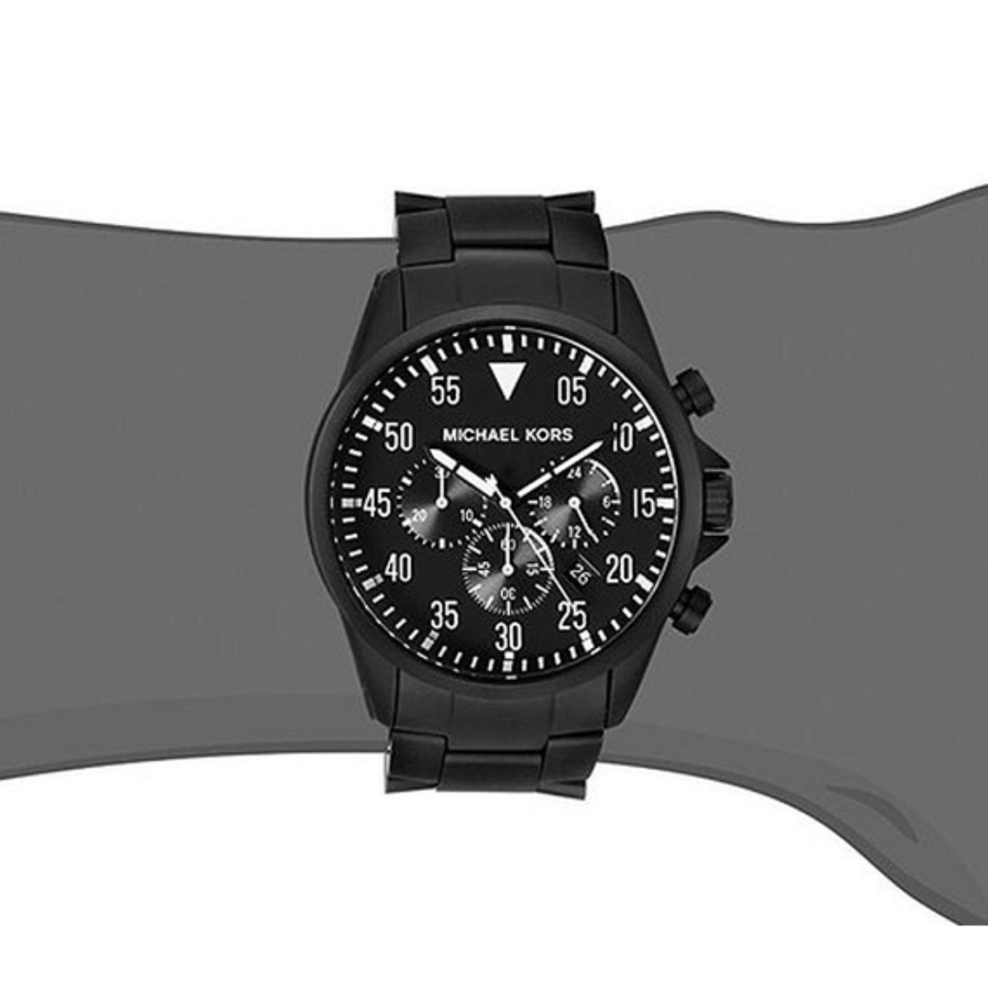[HCM]Đồng Hồ Nam Michael Kors MK8414 Gage Black.