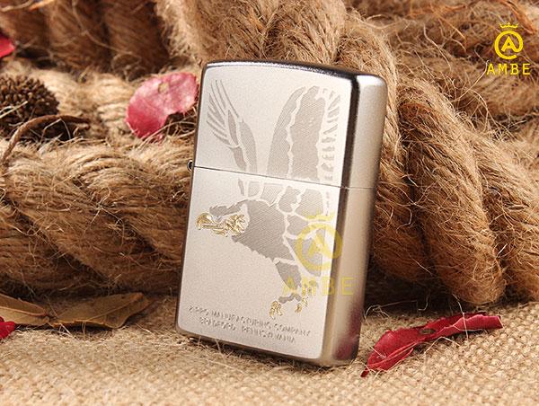 Bật lửa Zippo Satin đại bàng sải cánh 28356
